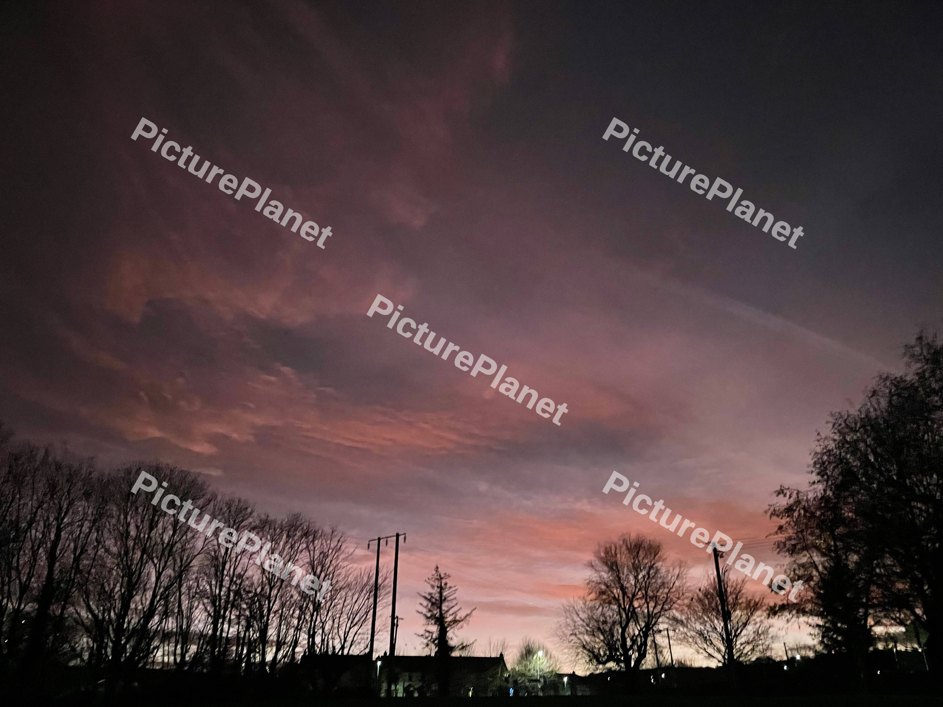 Black & Red Sky